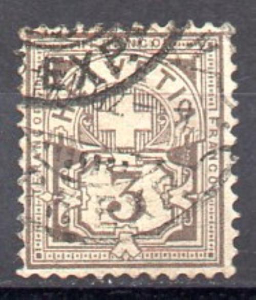 Suiza Año 1894 Nº Zumstein 59B (o)